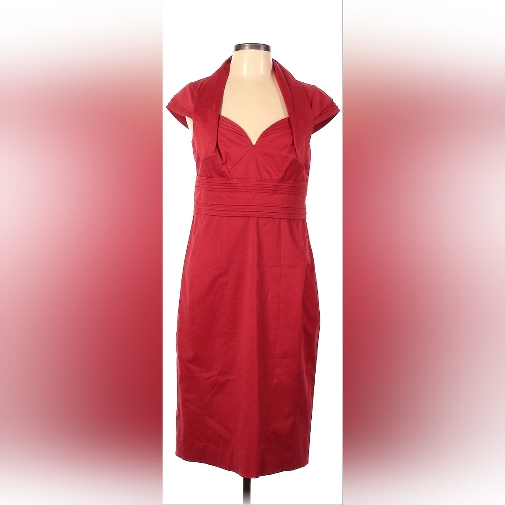 Delightful Red Eccoci Cocktail Dress